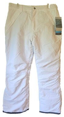 Iceburg Women's White Insulated Snow Ski Pants — Large, NWT
